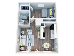 1X1 A1 541 floor plan